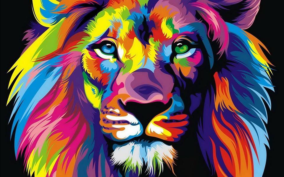 Lion Canvas DIY Painting