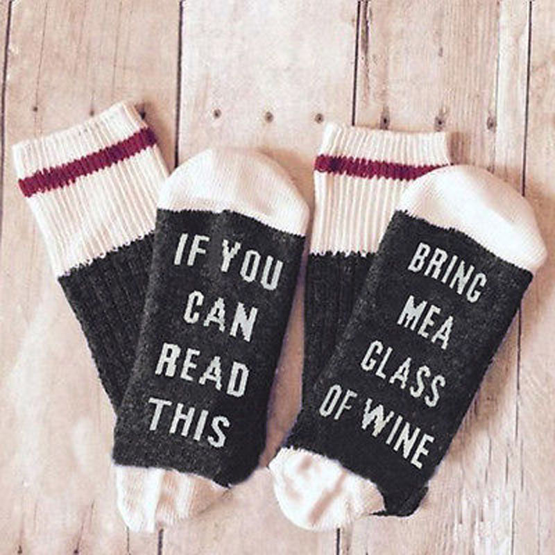 Glass of Wine Socks