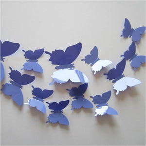 3D Butterfly Wall Decals