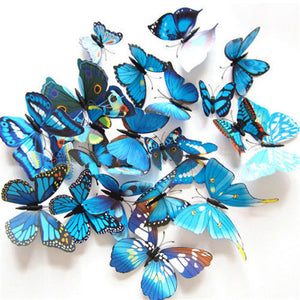 3D Butterfly Wall Decals