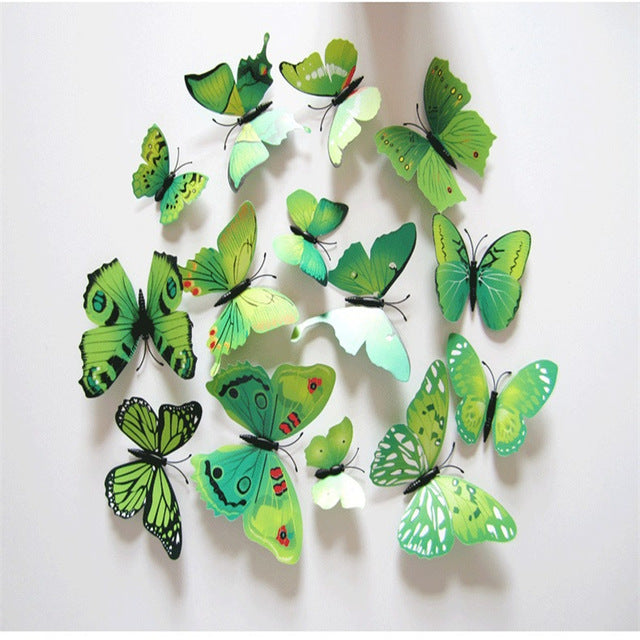 3D Butterfly Wall Decals