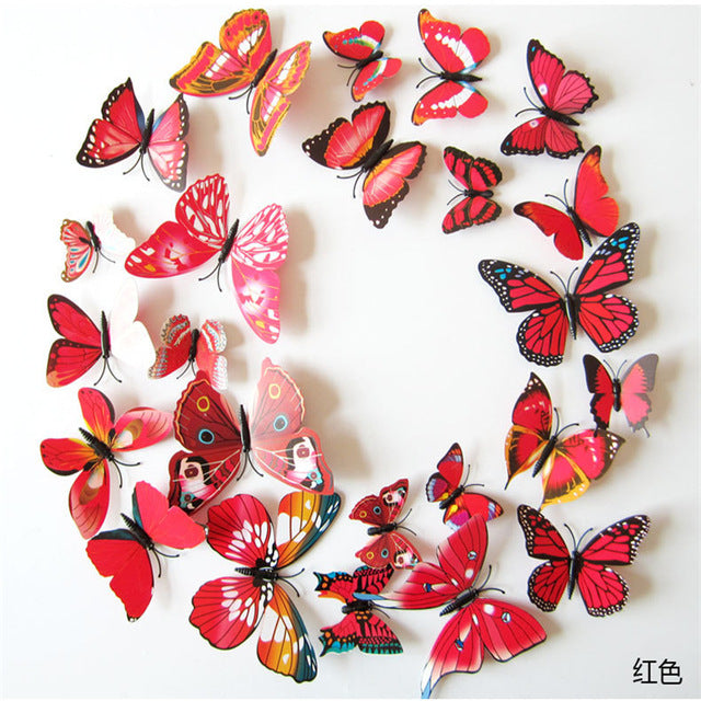 3D Butterfly Wall Decals