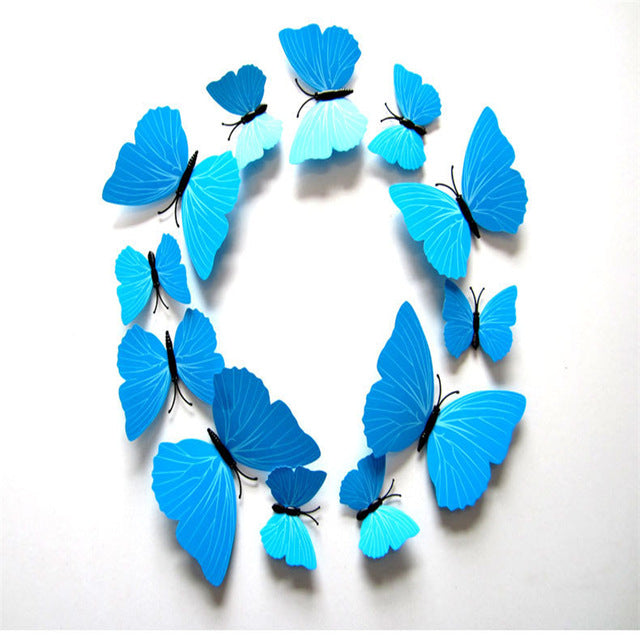 3D Butterfly Wall Decals