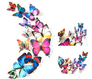 3D Butterfly Wall Decals