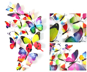 3D Butterfly Wall Decals