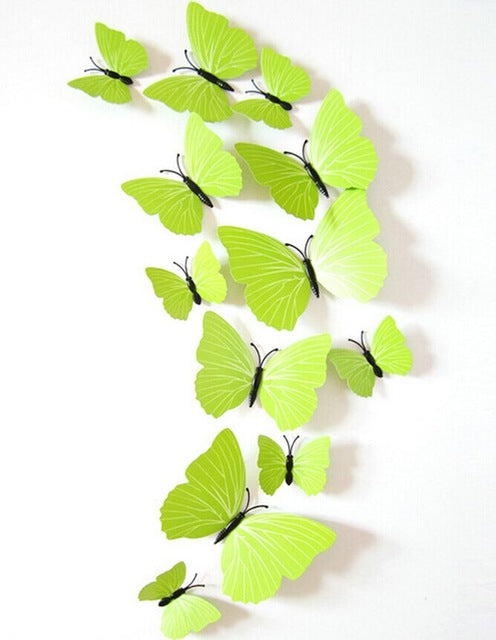 3D Butterfly Wall Decals