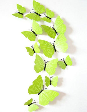 3D Butterfly Wall Decals