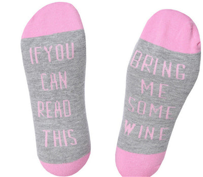 Glass of Wine Socks